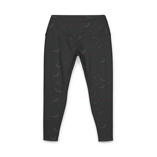 Bat and Coffin Gym Leggings