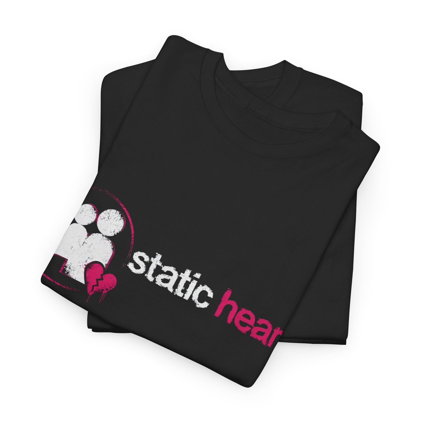 Static Hearts Myspace T‑Shirt
