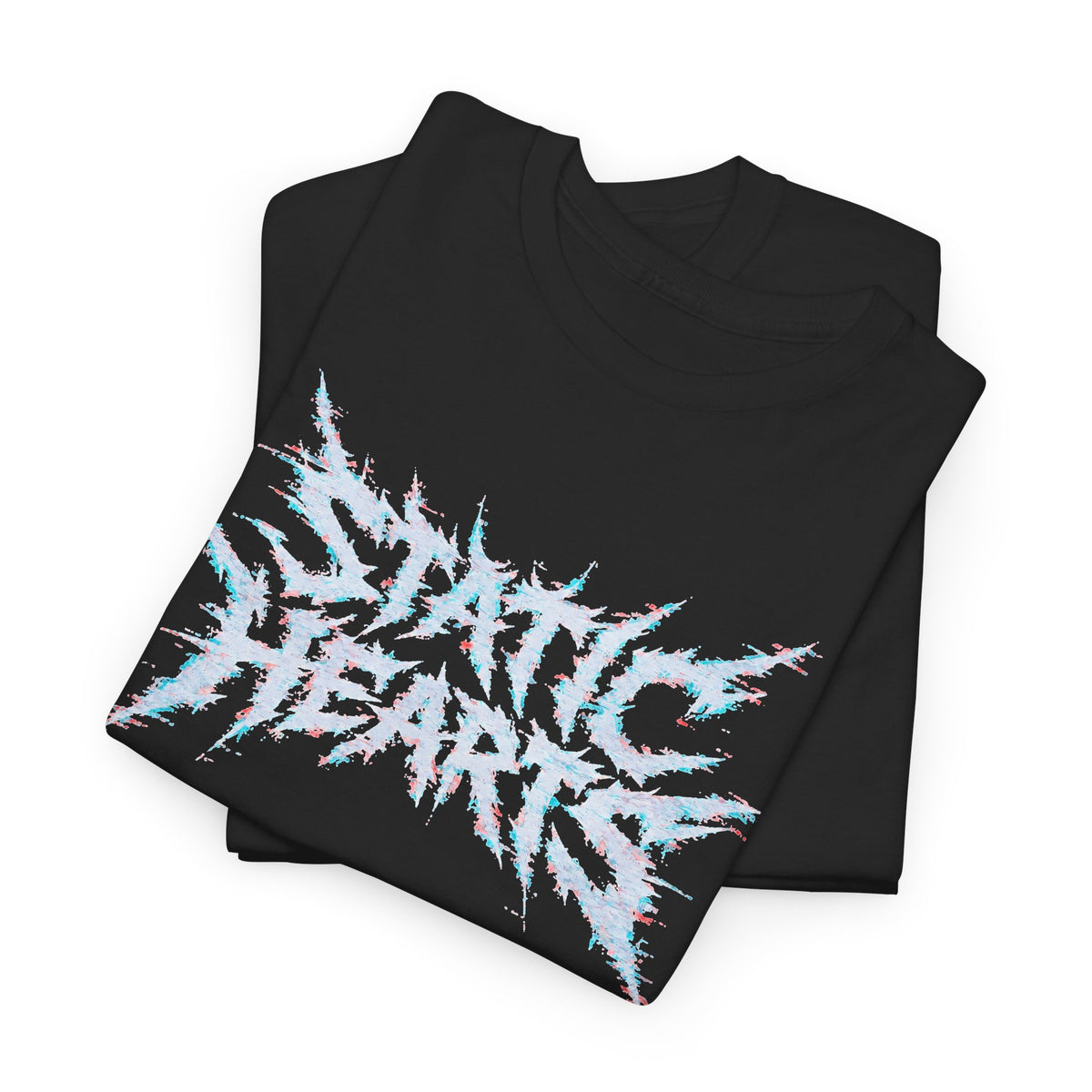 Static Hearts Metal T‑Shirt