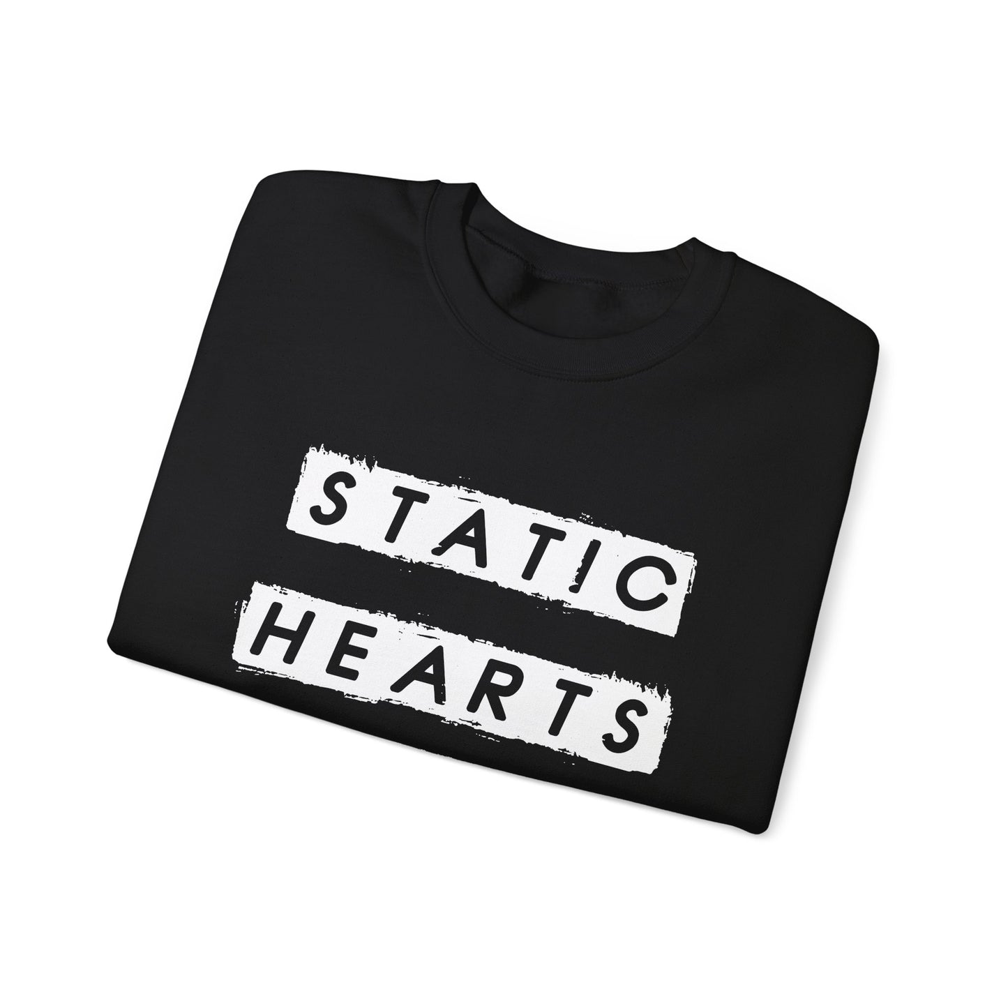 Static Hearts Sweatshirt alternative graphic t-shirt by Static Hearts inspired by pop punk, emo and horror.