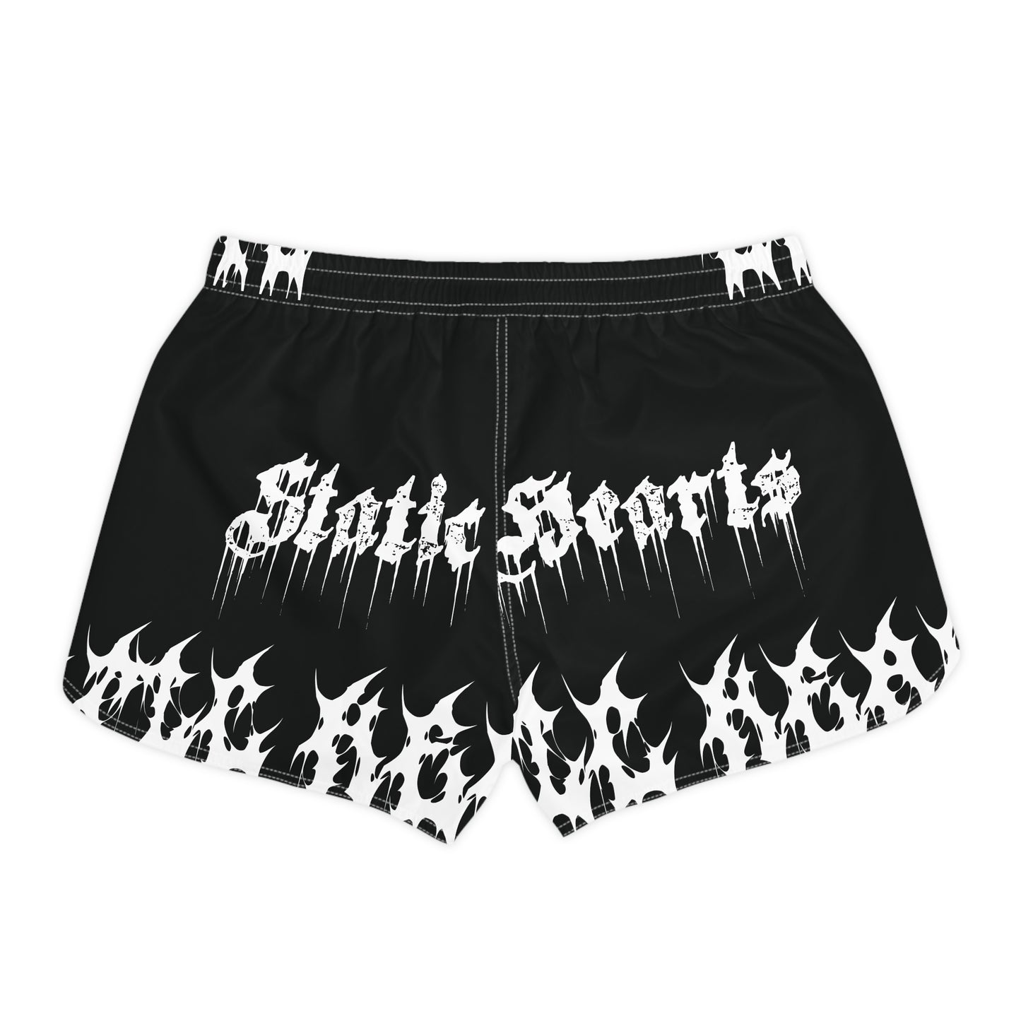 Flame Edge Women's Shorts — Sk8te Hearts Graphic