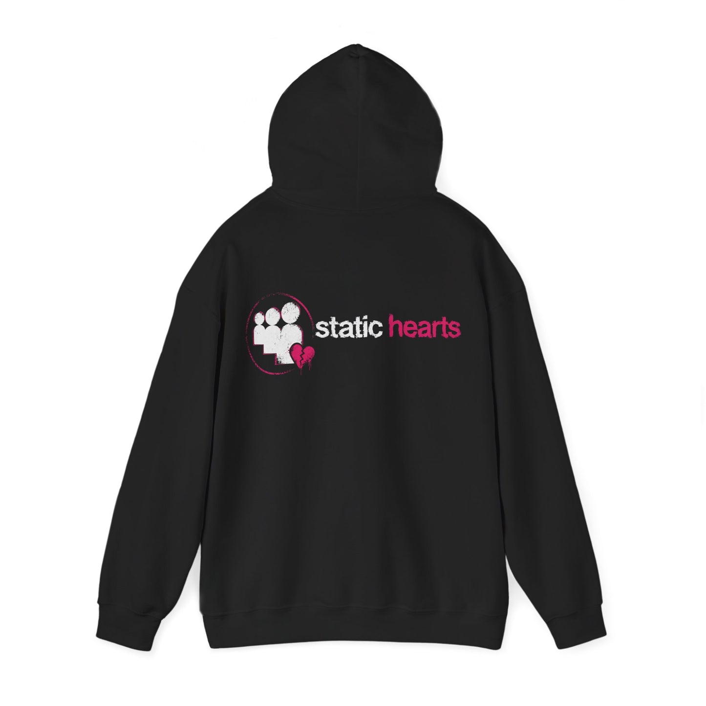 Static Hearts Myspace Hoodie