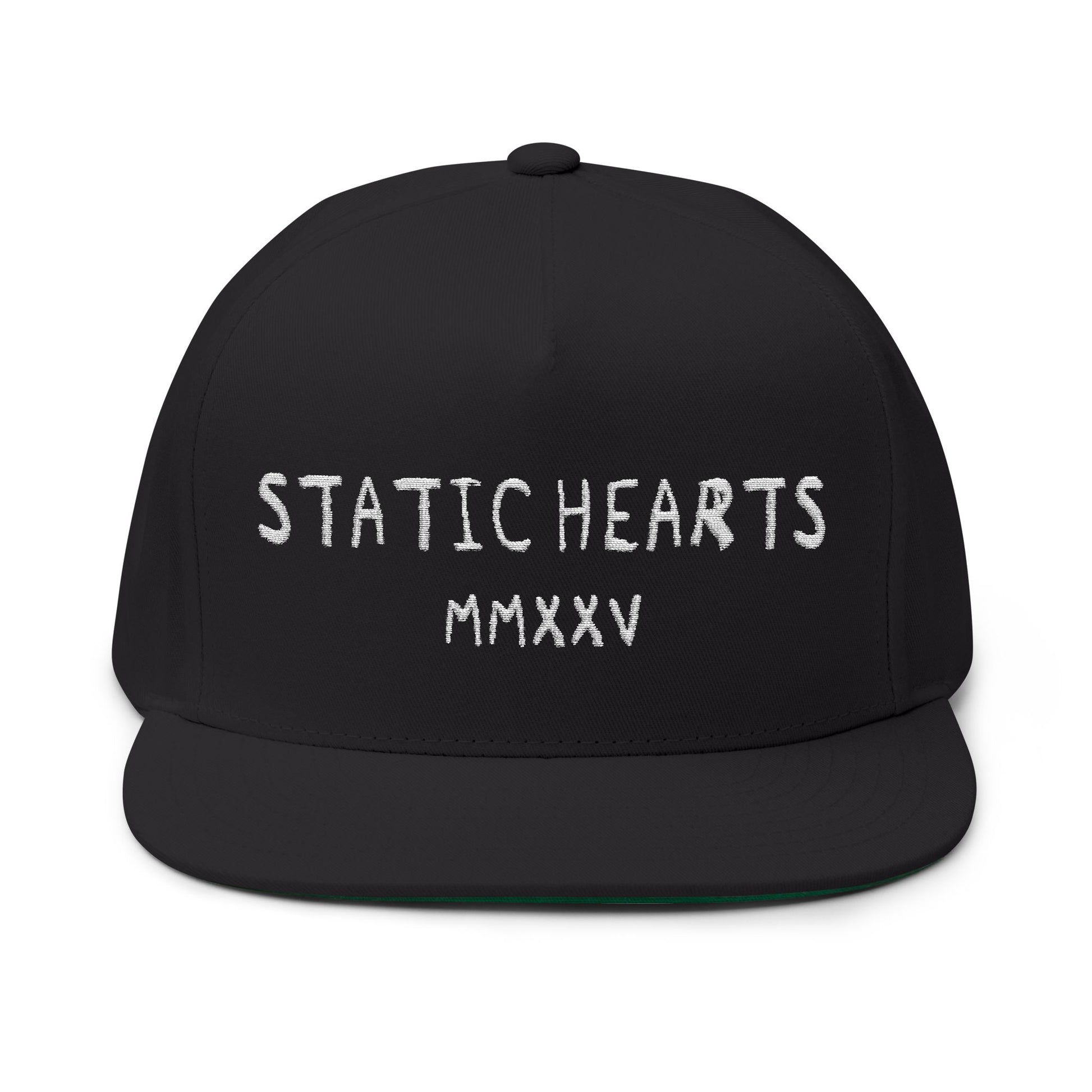 Static Hearts Skater Snapback alternative graphic t-shirt by Static Hearts inspired by pop punk, emo and horror.