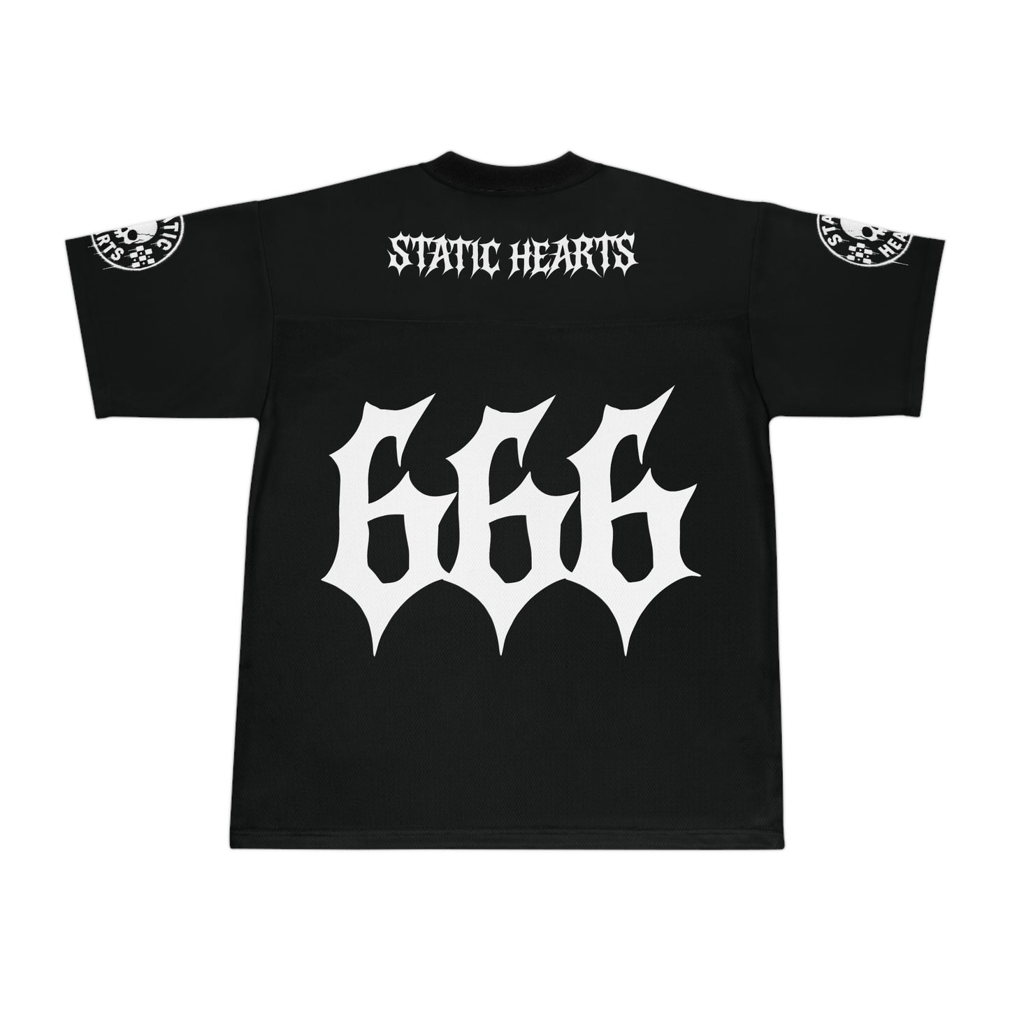 Static Hearts Football Jersey