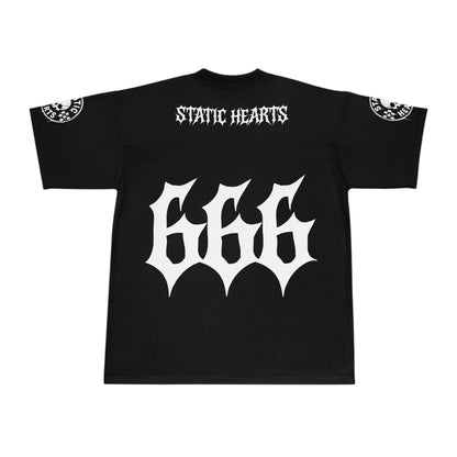 Static Hearts Football Jersey