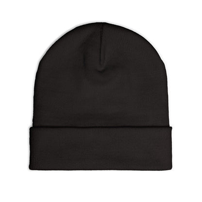 Black Static Hearts Beanie