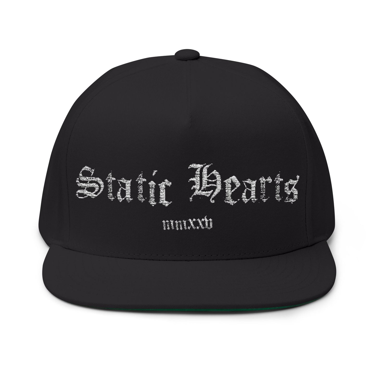 Gothic Static Hearts Snapback alternative graphic t-shirt by Static Hearts inspired by pop punk, emo and horror.