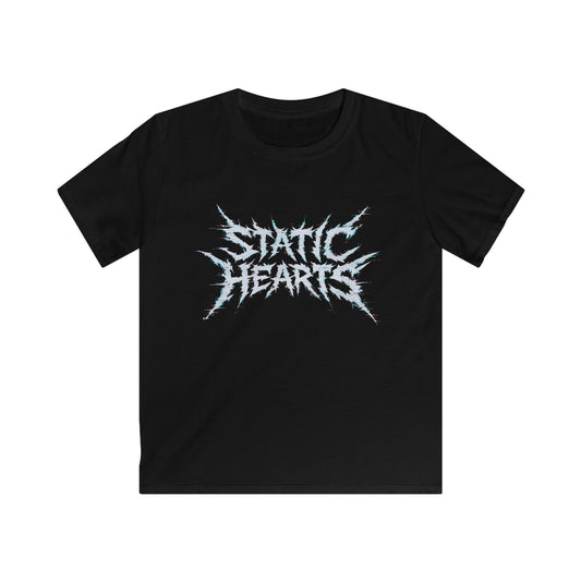 Kids Static Hearts Metal Tee