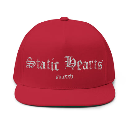 Gothic Static Hearts Snapback alternative graphic t-shirt by Static Hearts inspired by pop punk, emo and horror.