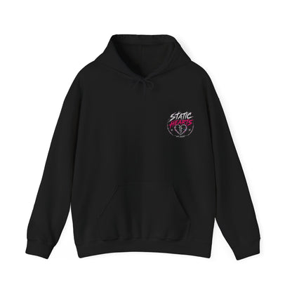 Static Hearts Pullover Hoodie