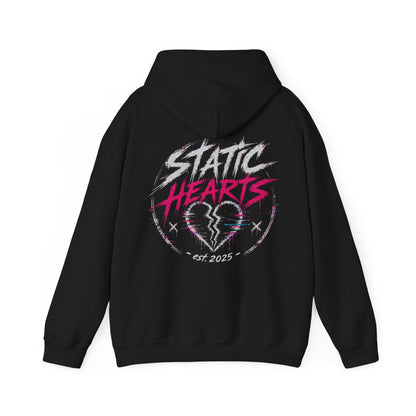 Static Hearts Pullover Hoodie