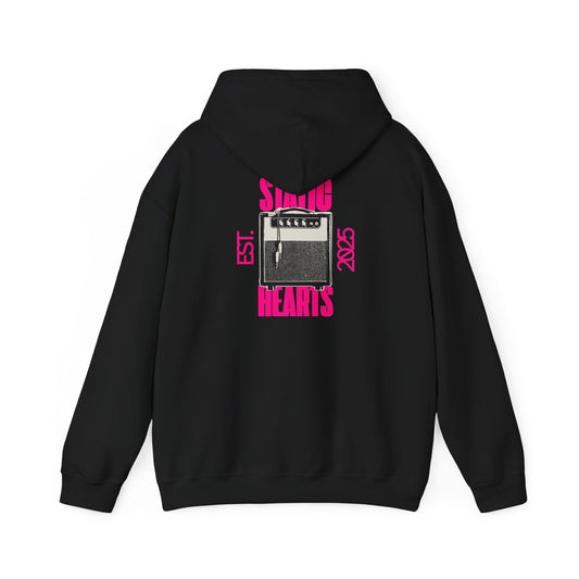Static Hearts Band Hoodie