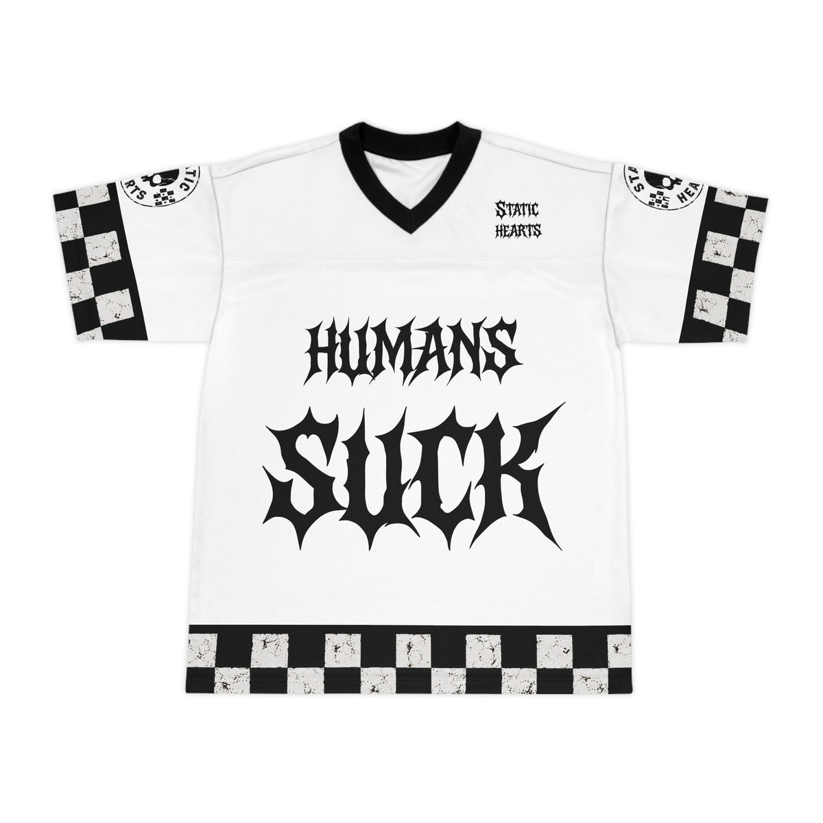 Humans Suck Football Jersey