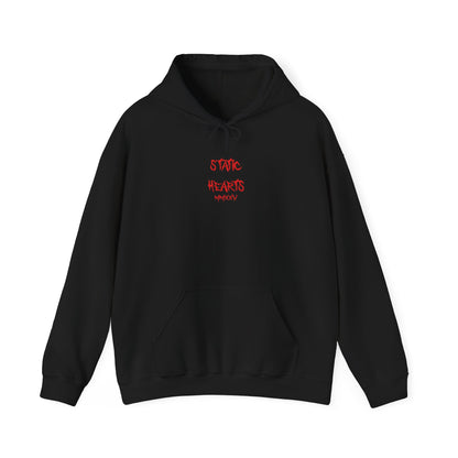 Static Hearts Blood Drip Hoodie