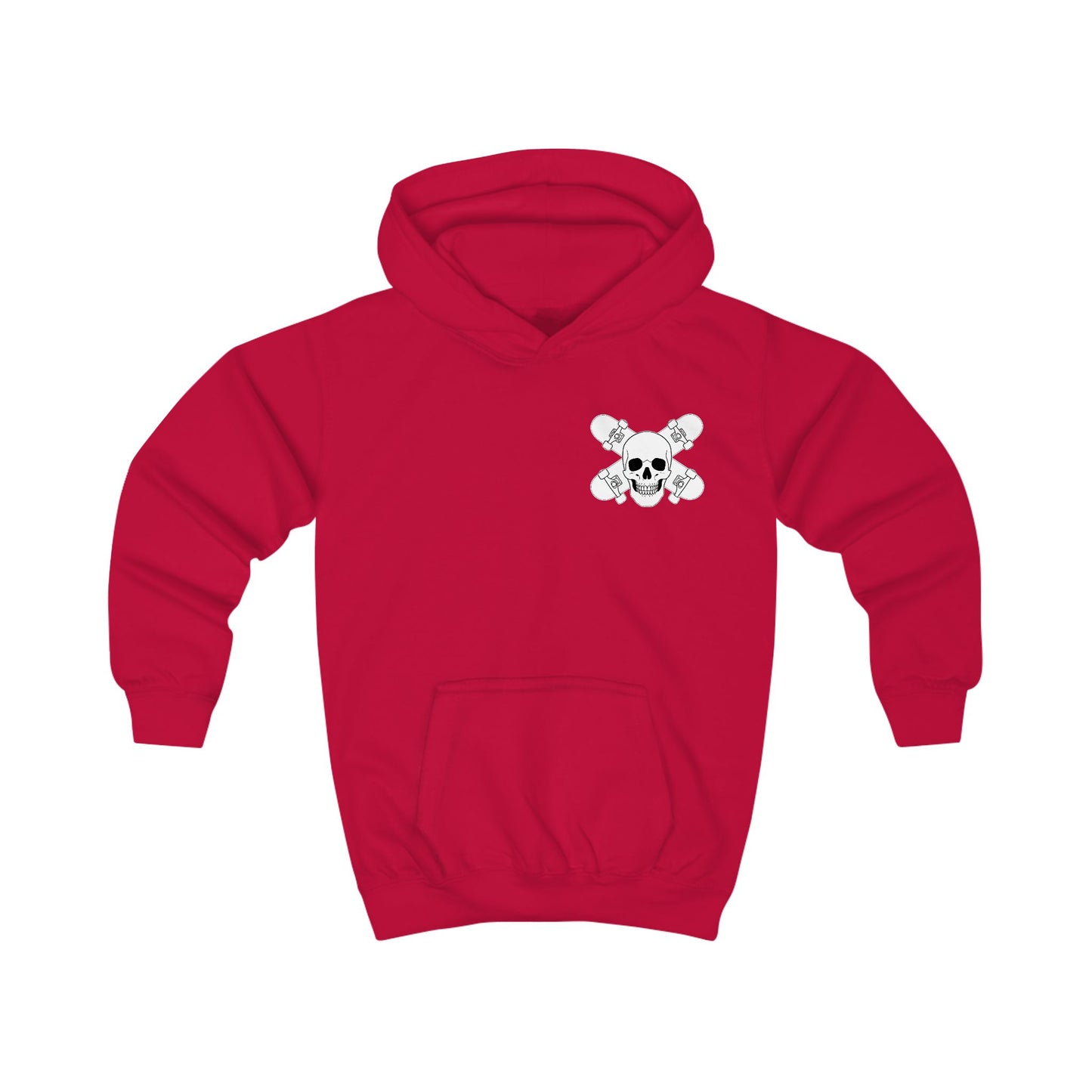 Kids Skull & Cross Skateboards Hoodie