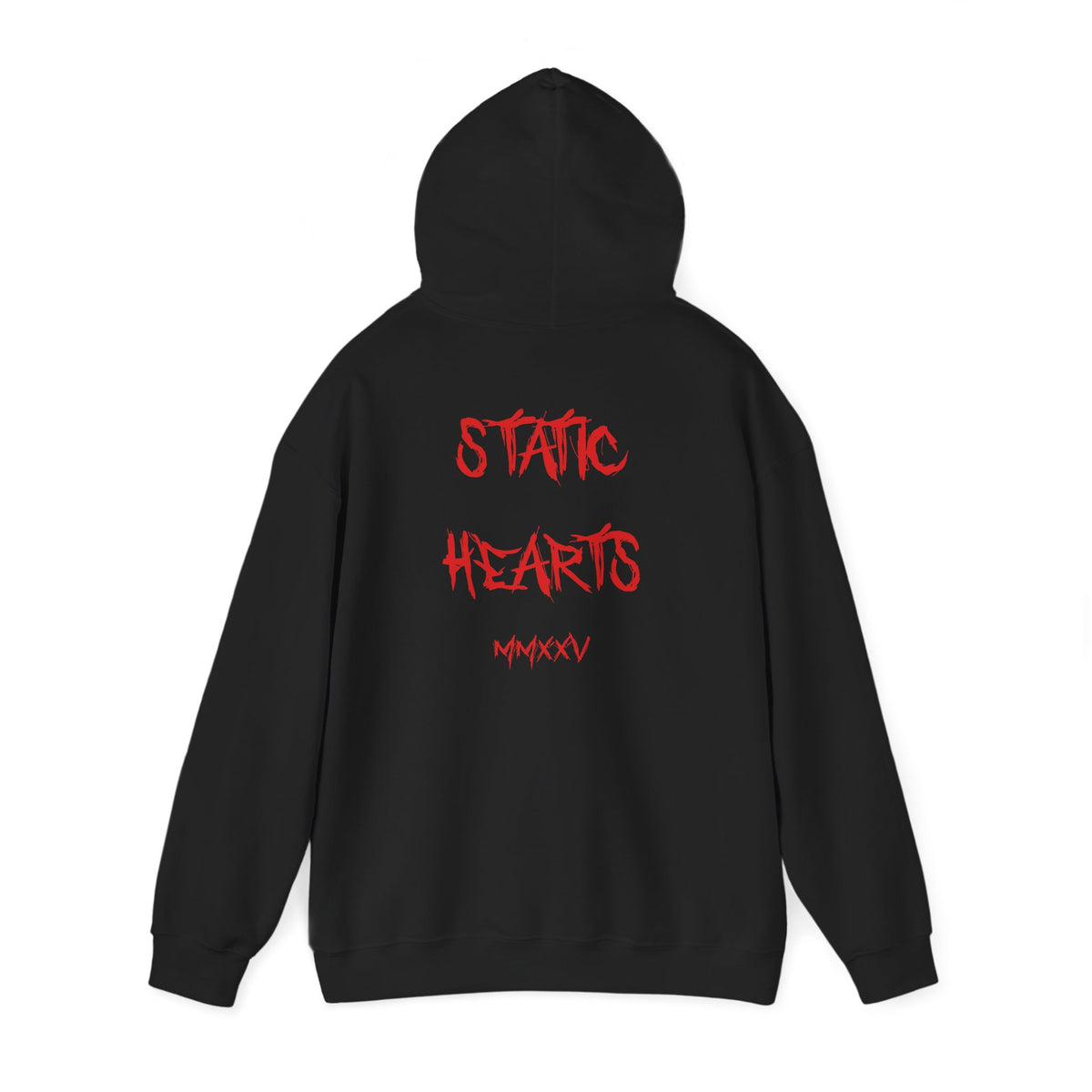 Static Hearts Blood Drip Hoodie