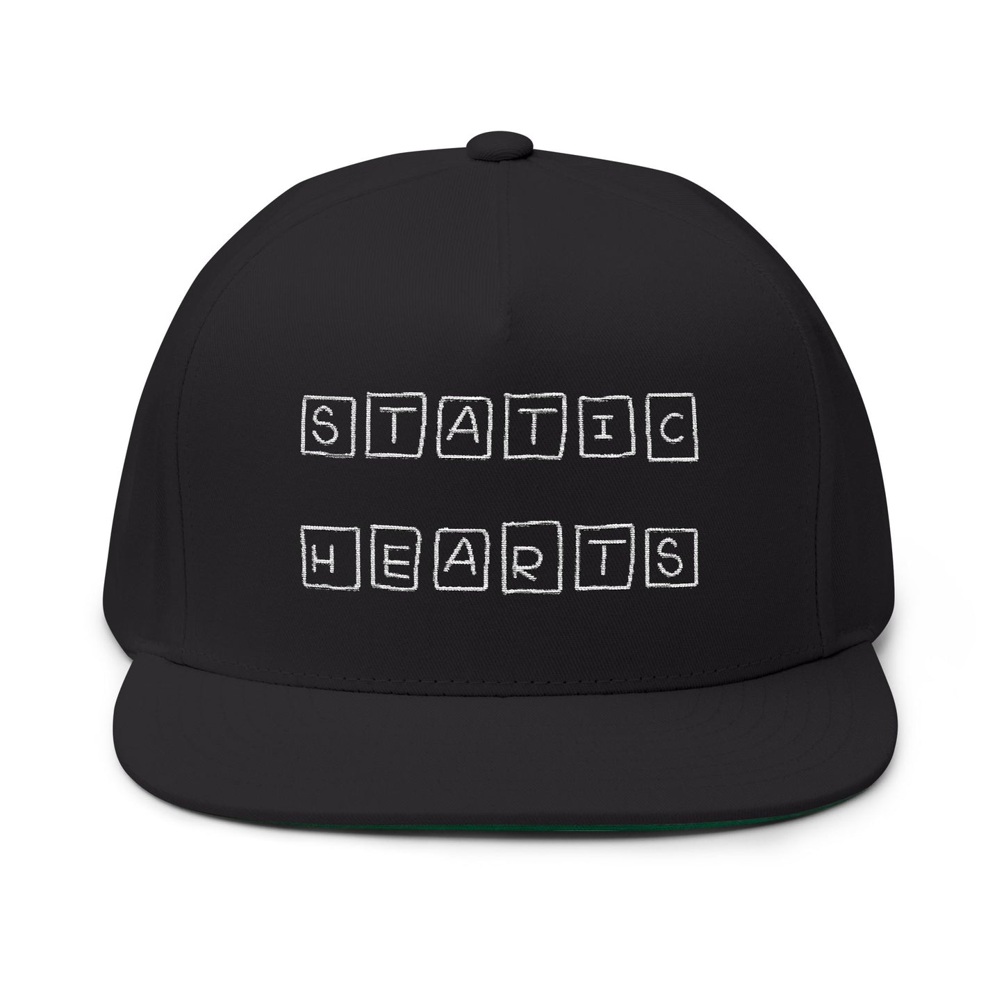 Static Hearts Block Snapback