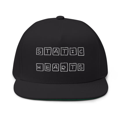 Static Hearts Block Snapback