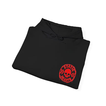 Red Gothic Logo Hoodie