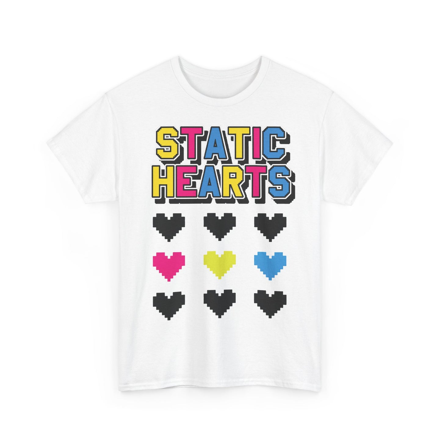 Retro Pixel Heart T-Shirt