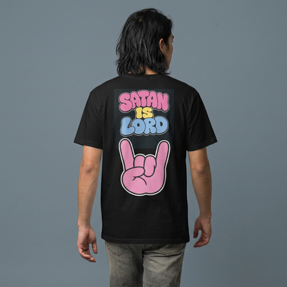 Satan is Lord Retro T-Shirt