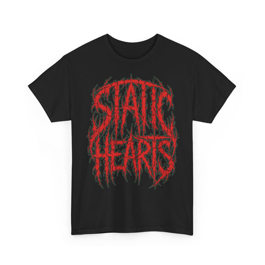 Static Hearts Metal T-Shirt 2.0