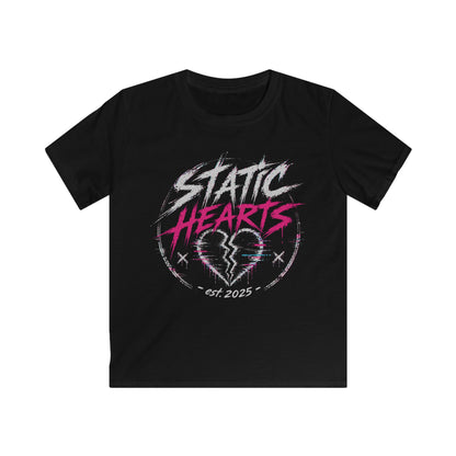 Kids Static Hearts Staple Tee