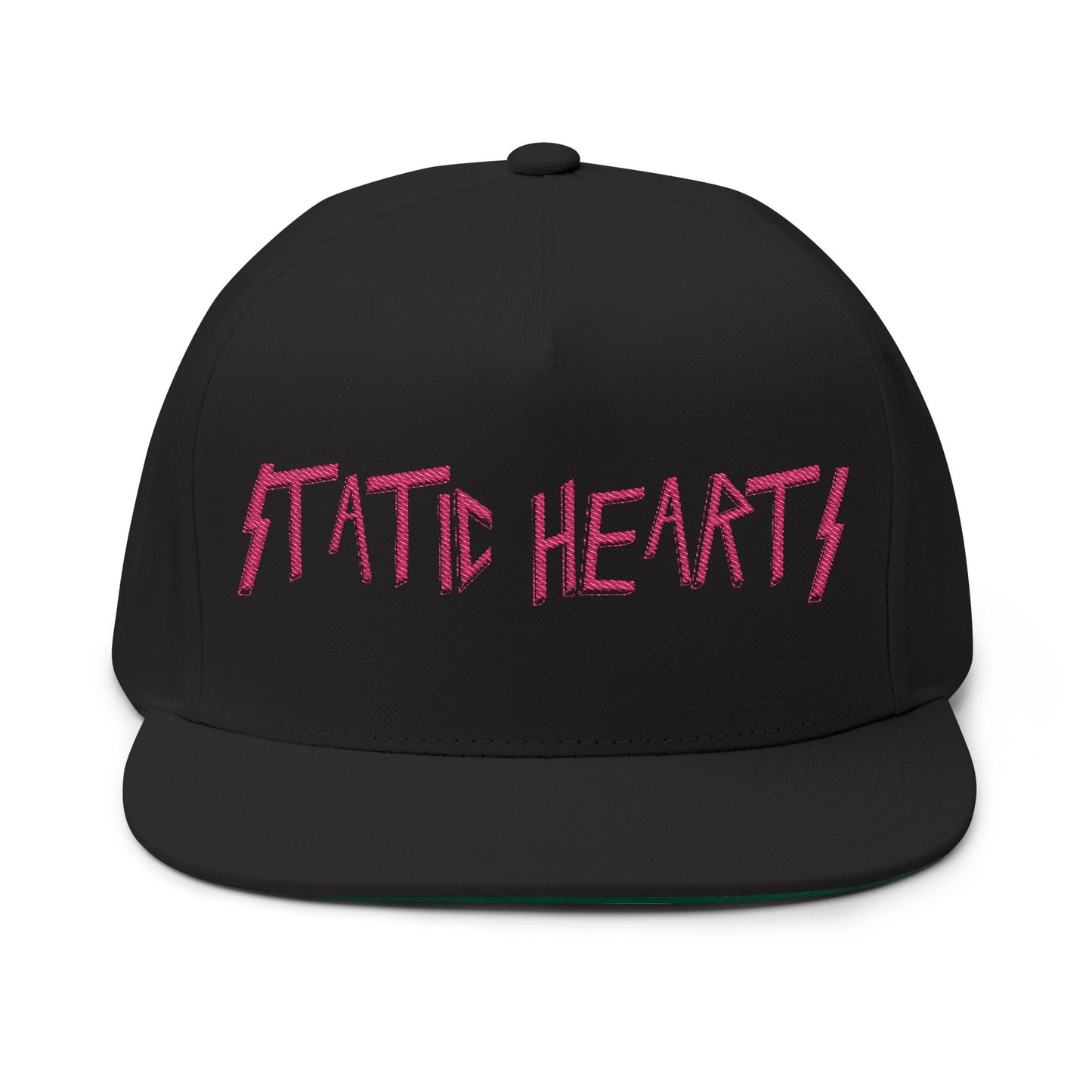 Static Hearts Punk Rock Snapback alternative graphic t-shirt by Static Hearts inspired by pop punk, emo and horror.