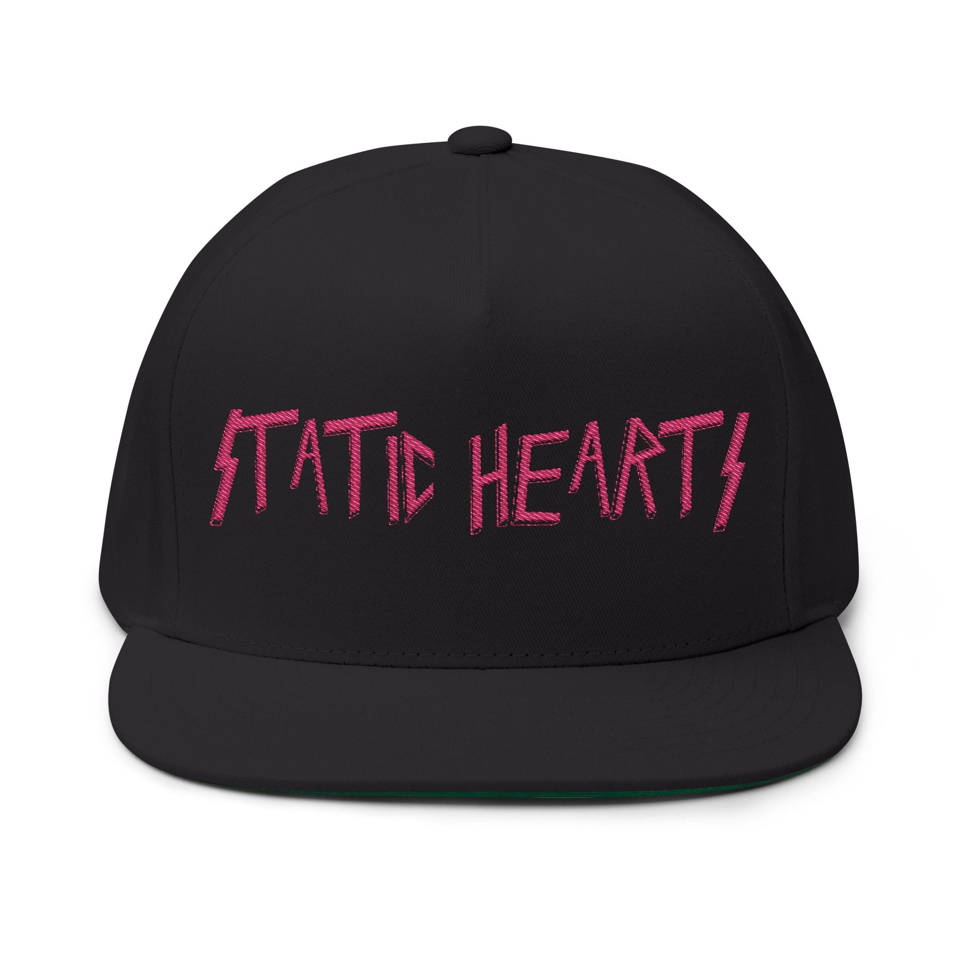 Static Hearts Punk Rock Snapback alternative graphic t-shirt by Static Hearts inspired by pop punk, emo and horror.