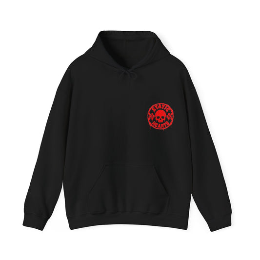 Red Gothic Logo Hoodie