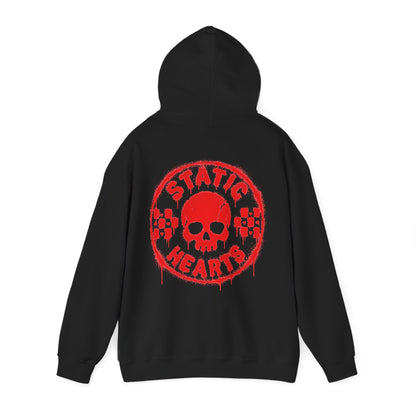 Red Gothic Logo Hoodie