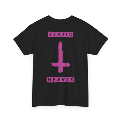 Neon Pink Inverted Cross T-Shirt