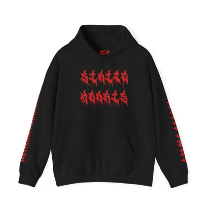 Red Metal Hoodie