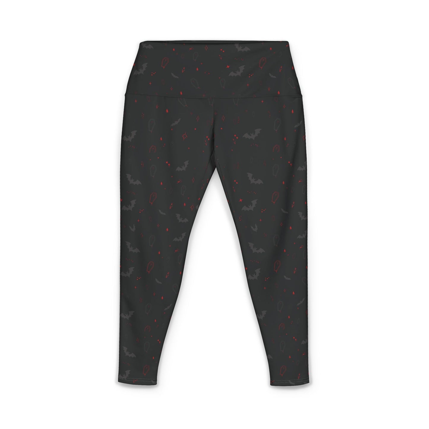Bat and Coffin Gym Leggings