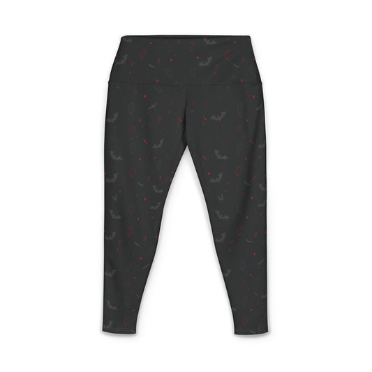 Bat and Coffin Gym Leggings