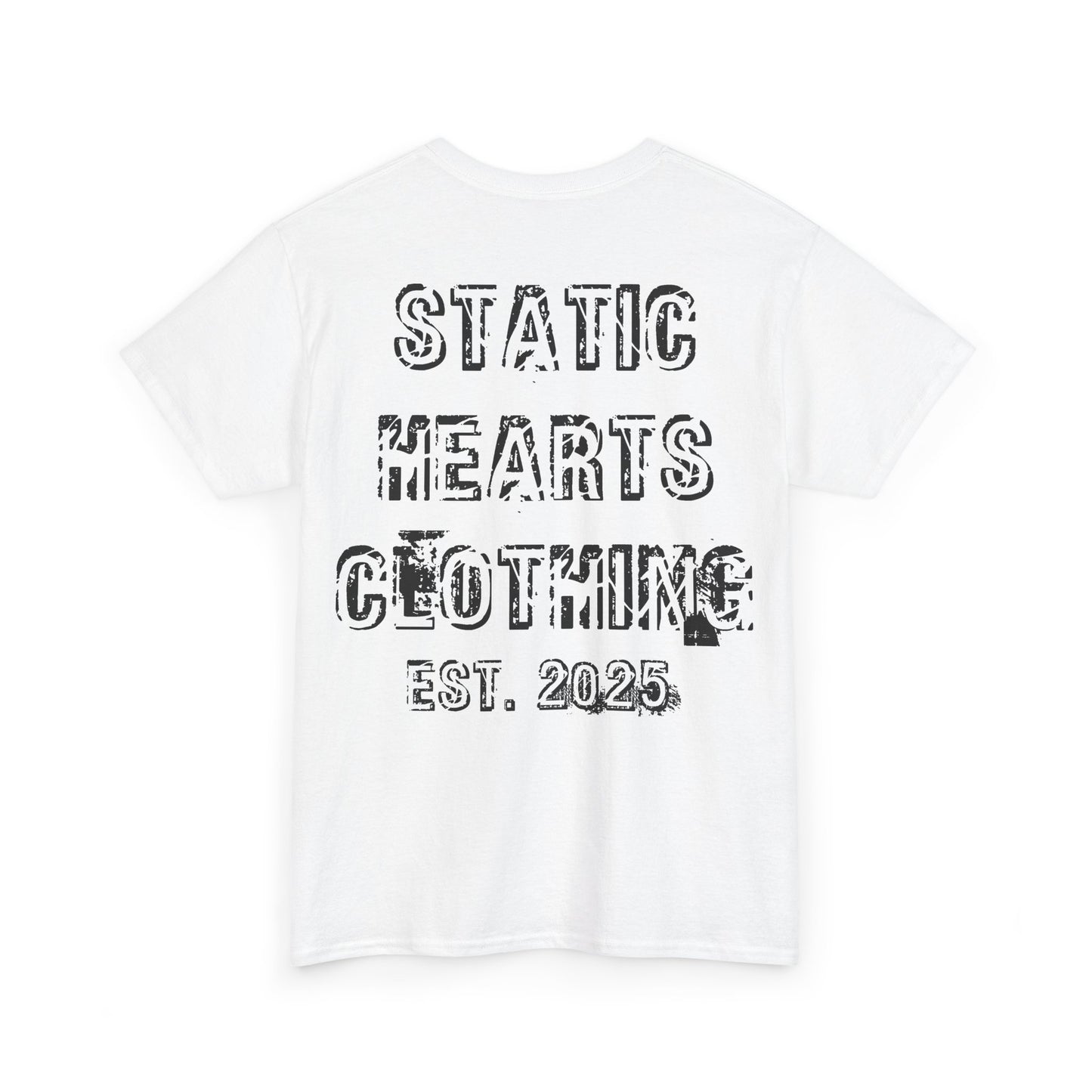 Static Hearts Clothing Distressed Logo T-Shirt