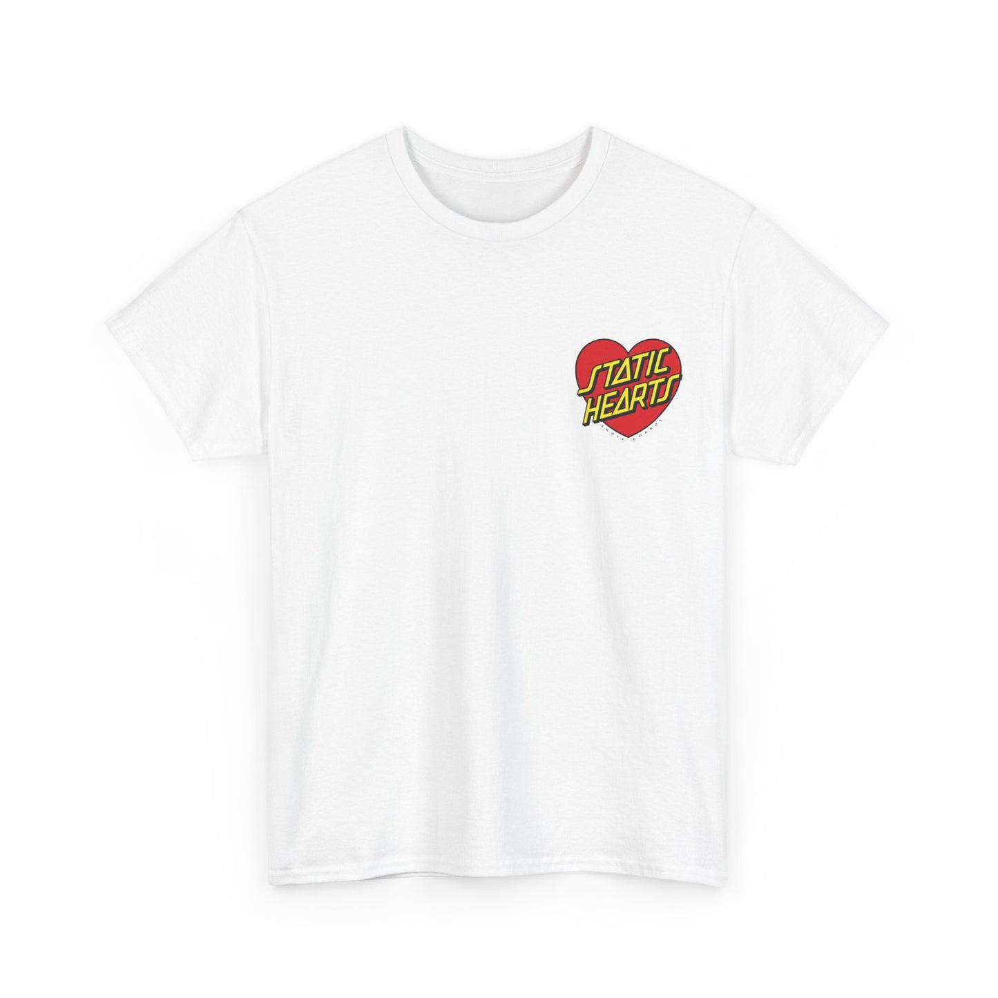 Static Hearts Skateboard T-Shirt