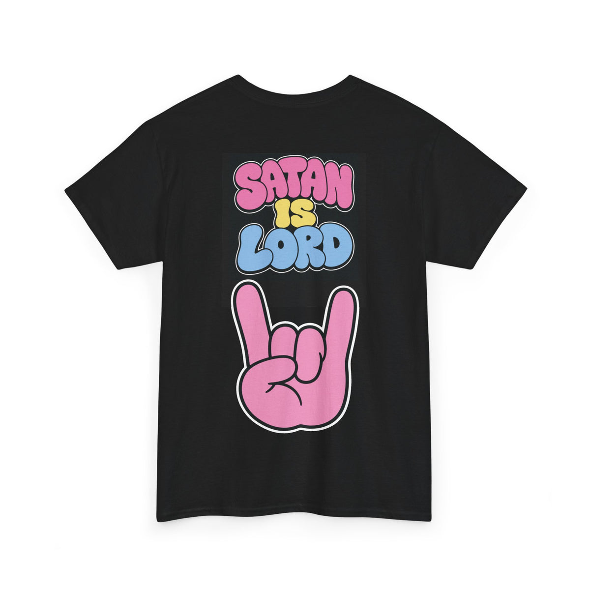 Satan is Lord Retro T-Shirt