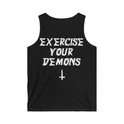 Static Hearts 'Exercise Your Demons' Men's Tank Top