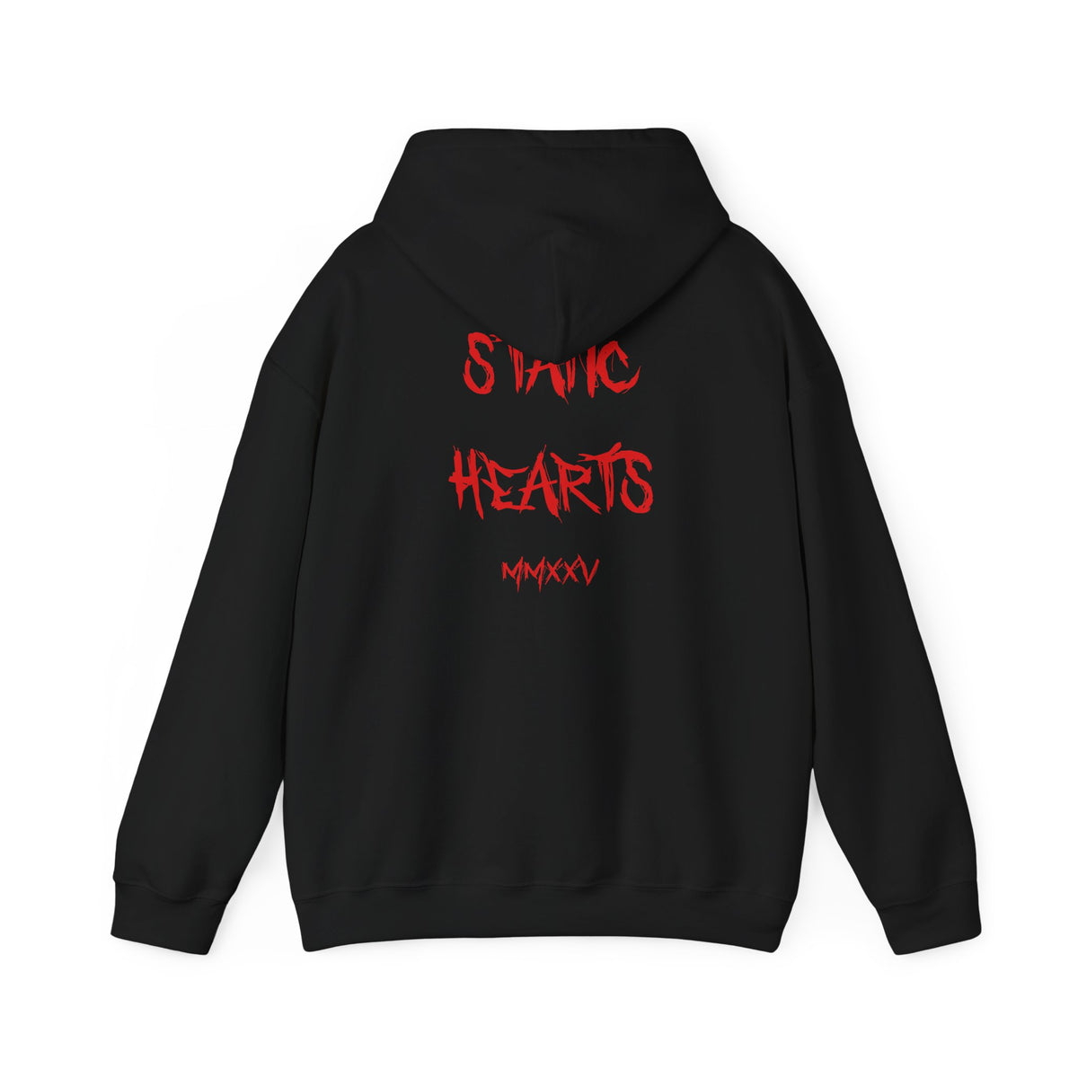Static Hearts Blood Drip Hoodie