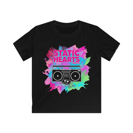 Kids Neon Splash Logo Tee