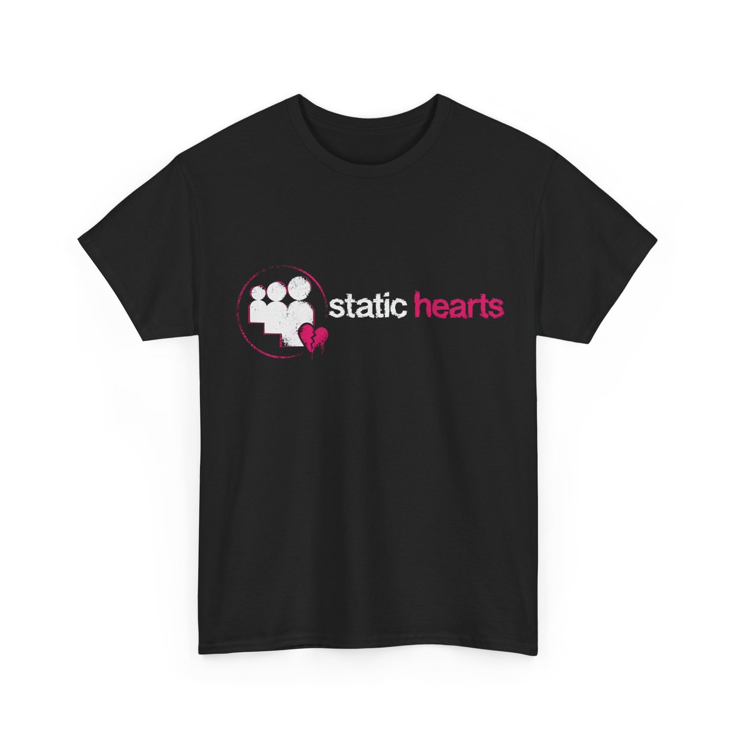 Static Hearts Myspace T‑Shirt