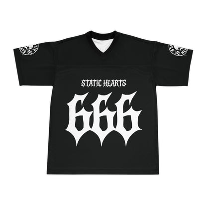 Static Hearts Football Jersey