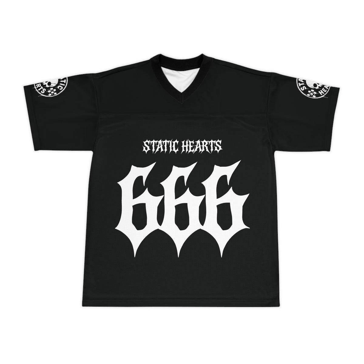 Static Hearts Football Jersey