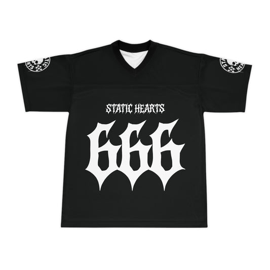 Static Hearts Football Jersey