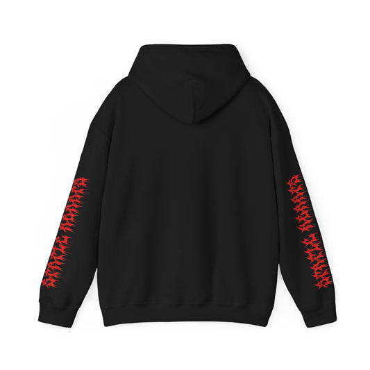 Red Metal Hoodie