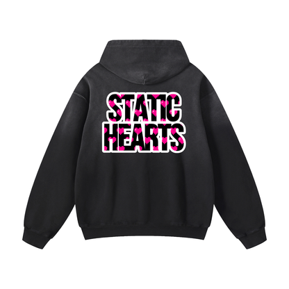 Pixel Heart Oversized Hoodie